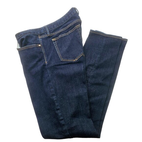 Always Skinny Gap 1969 Jeans Discontinued Dark Wash Denim Low Rise Womens 27r - Picture 2 of 7